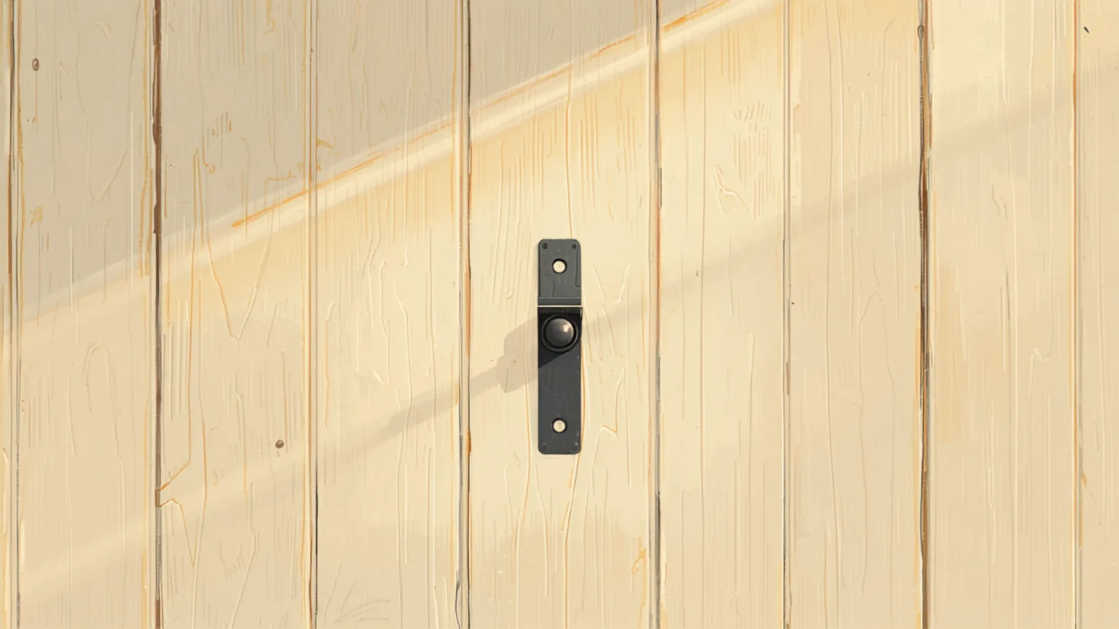 a stud finder and bracket held against a timber-framed VJ wall - handyman cost brisbane