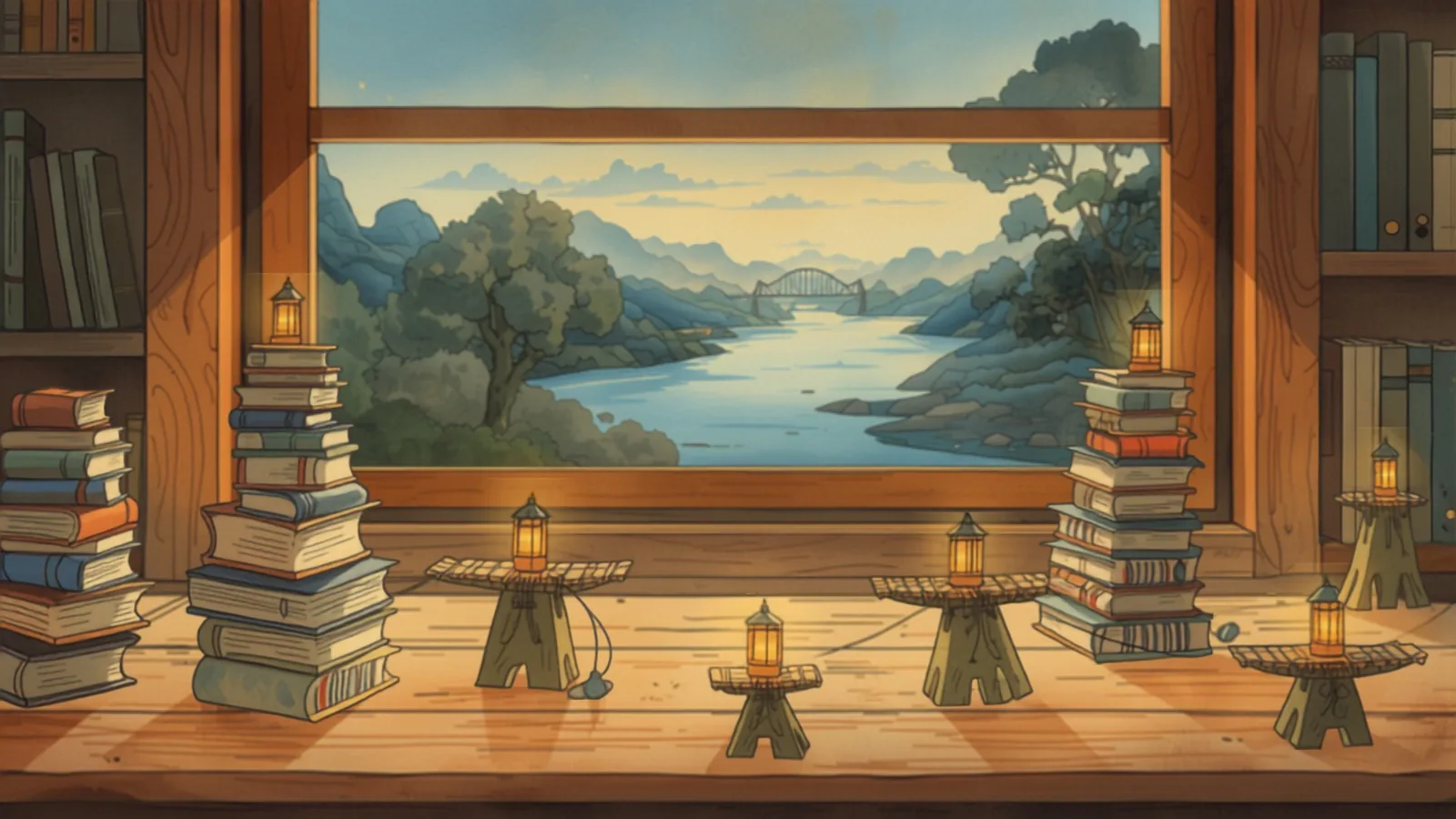 seo cost brisbane - Little paper bridges linking islands of stacked books across a warm timber desk, lanterns glowing, an evening river bend through the window Little paper bridges linking islands of stacked books across a warm timber desk, lanterns glowing, an evening river bend through the window - seo cost brisbane