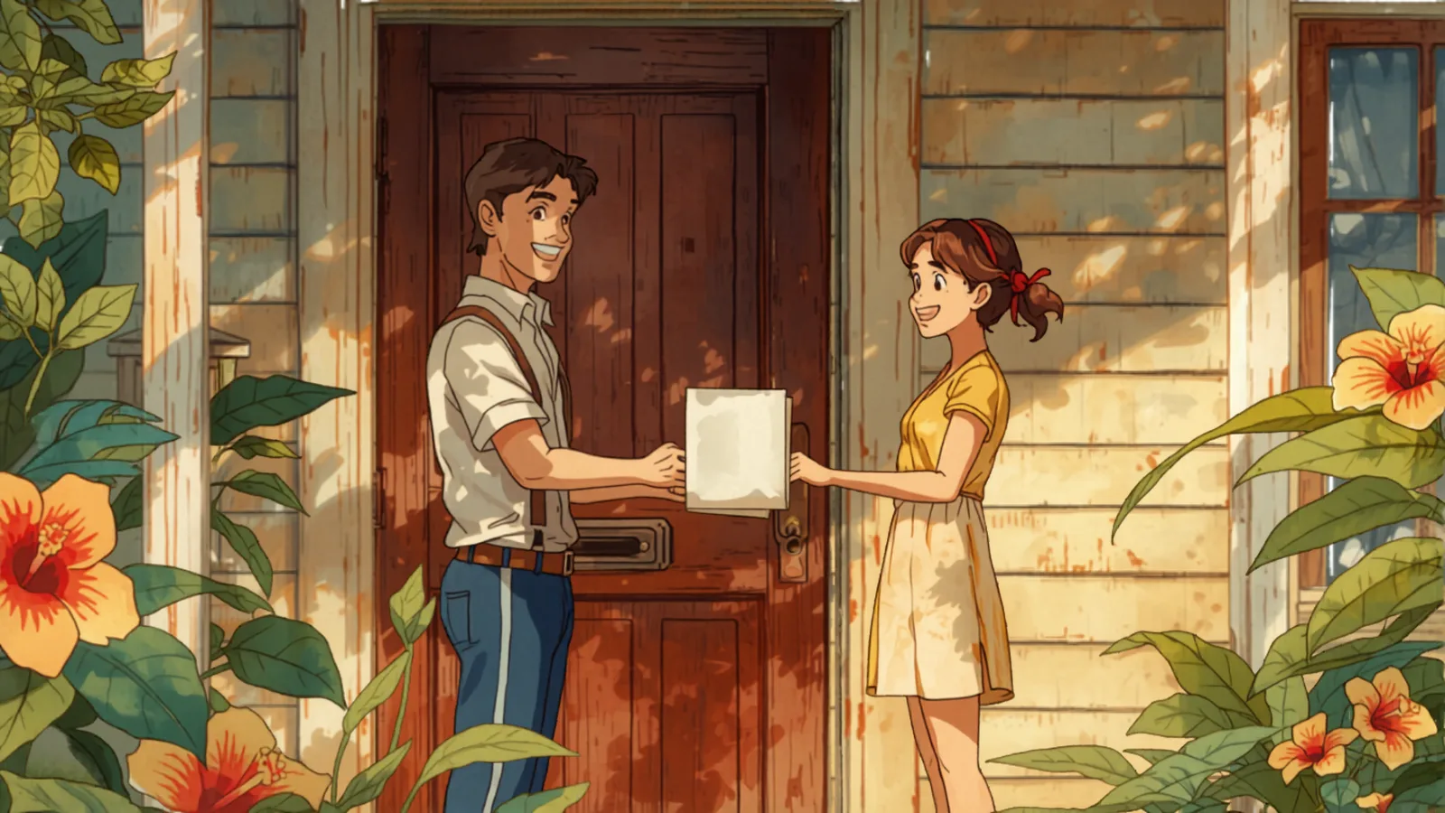 locksmith cost brisbane - locksmith handing a written quote to a homeowner at the front door locksmith handing a written quote to a homeowner at the front door - locksmith cost brisbane