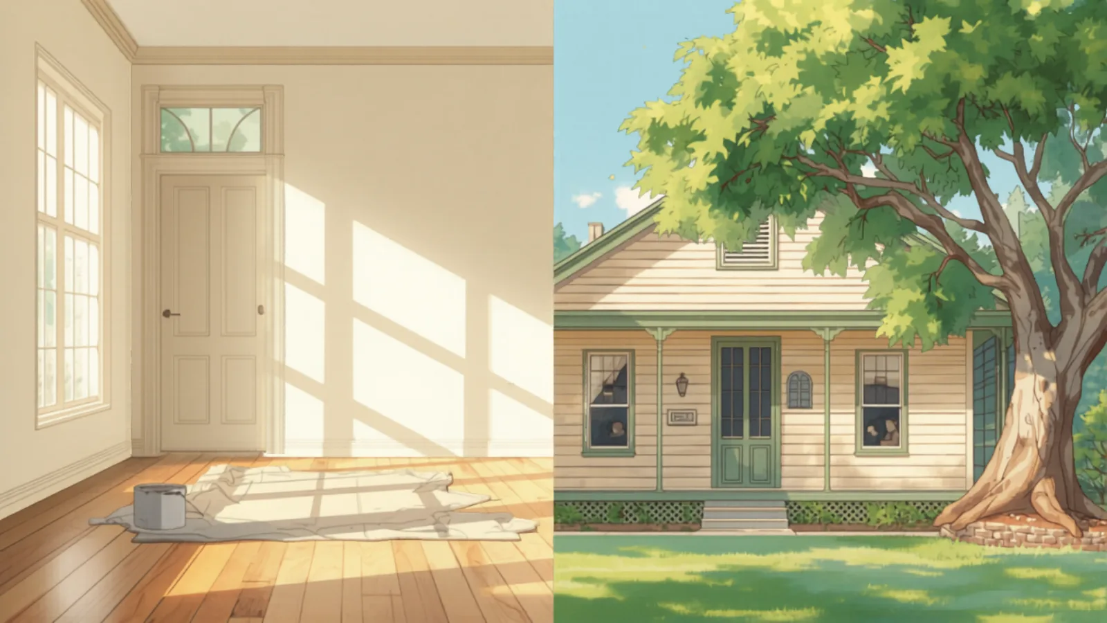 interior vs exterior painting comparison - painter cost brisbane