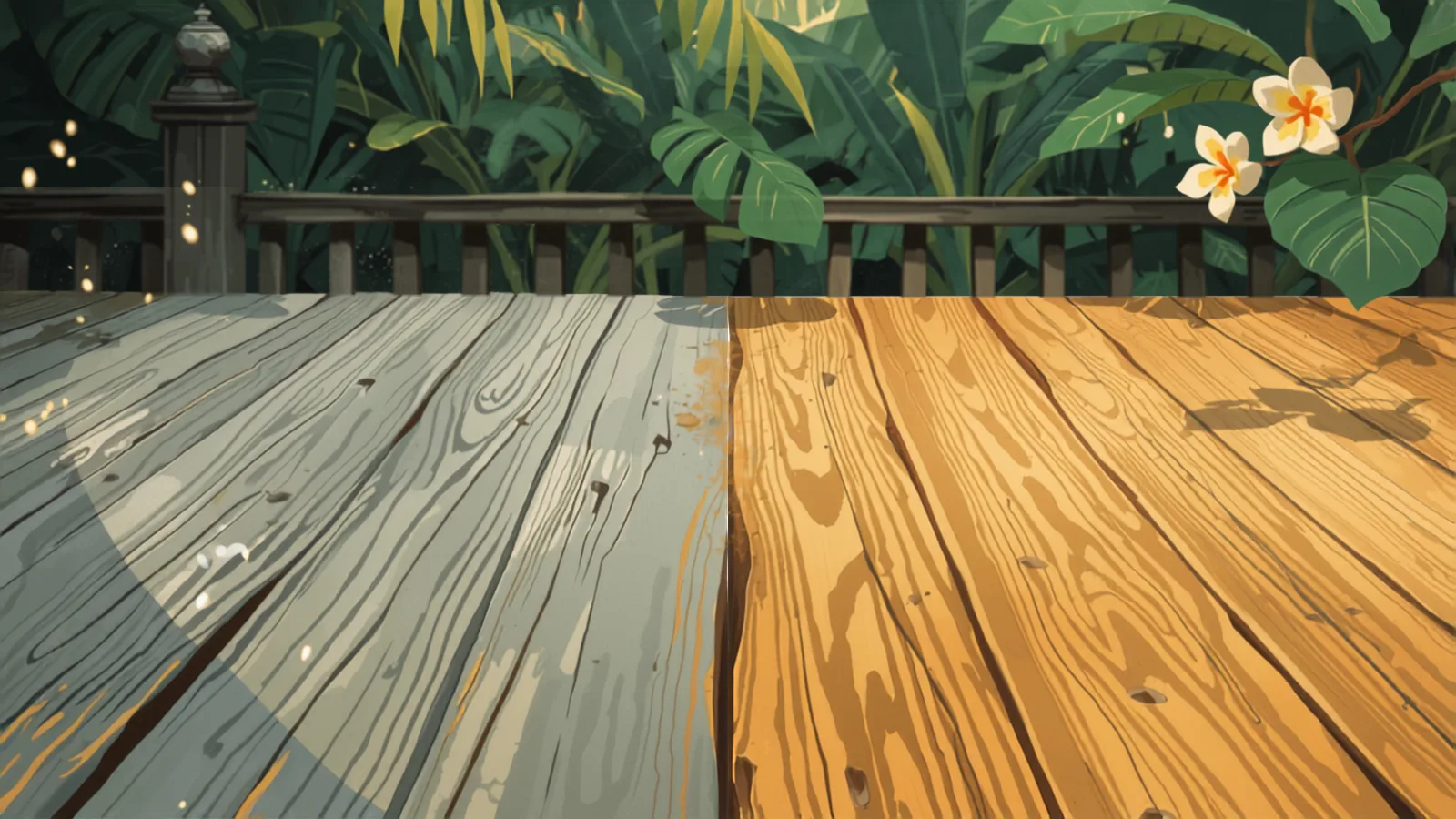 decking cost gold coast - Weathered timber deck part-sanded back to fresh grain Weathered timber deck part-sanded back to fresh grain - decking cost gold coast
