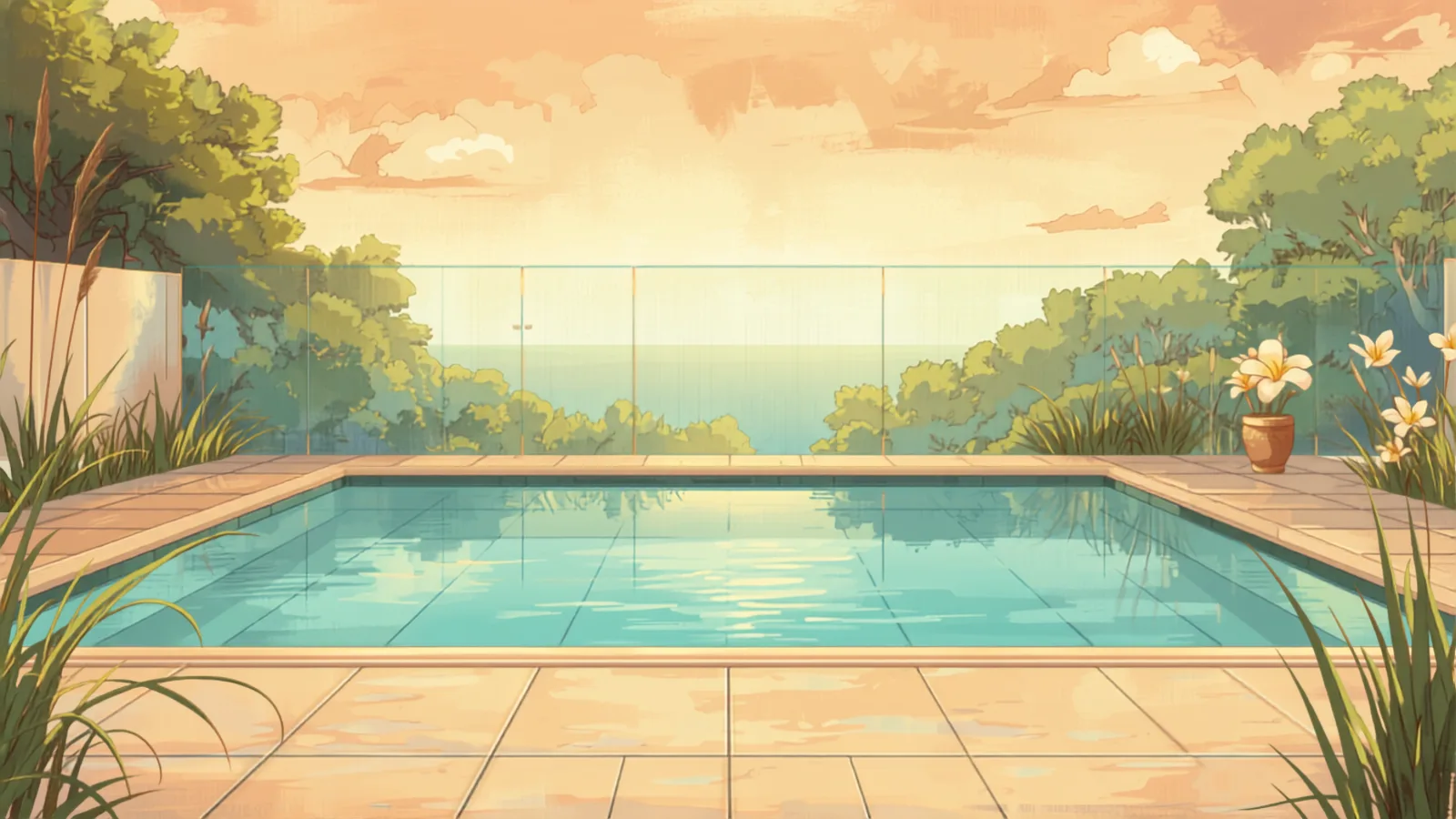 fencing cost geelong - frameless glass pool fence around a backyard swimming pool frameless glass pool fence around a backyard swimming pool - fencing cost geelong