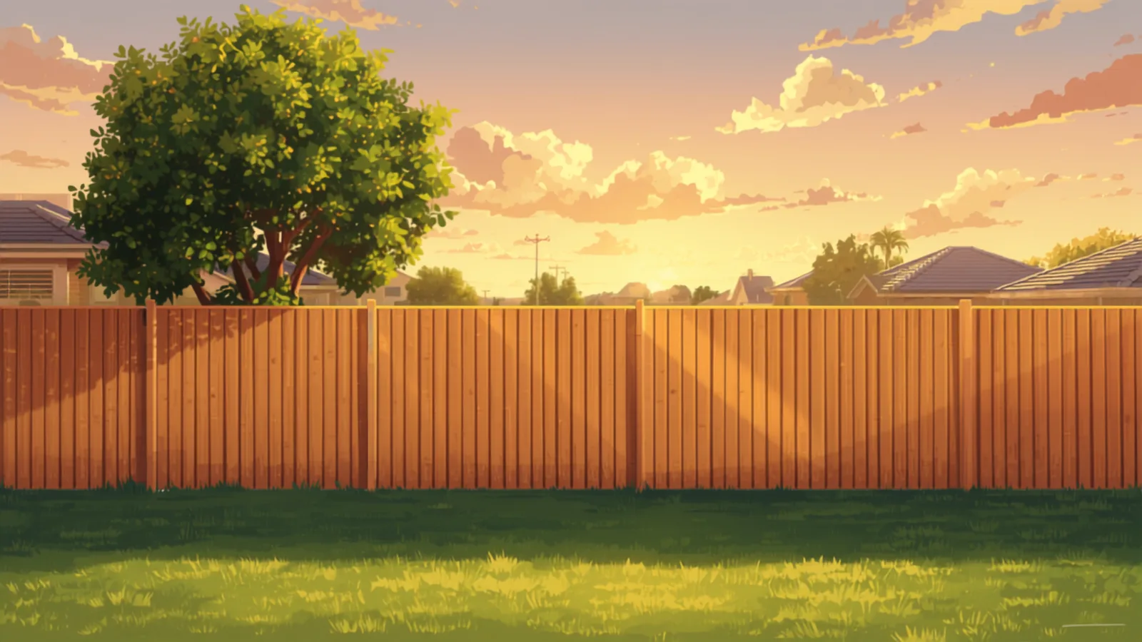 fencing cost geelong - treated pine paling fence between two suburban backyards treated pine paling fence between two suburban backyards - fencing cost geelong