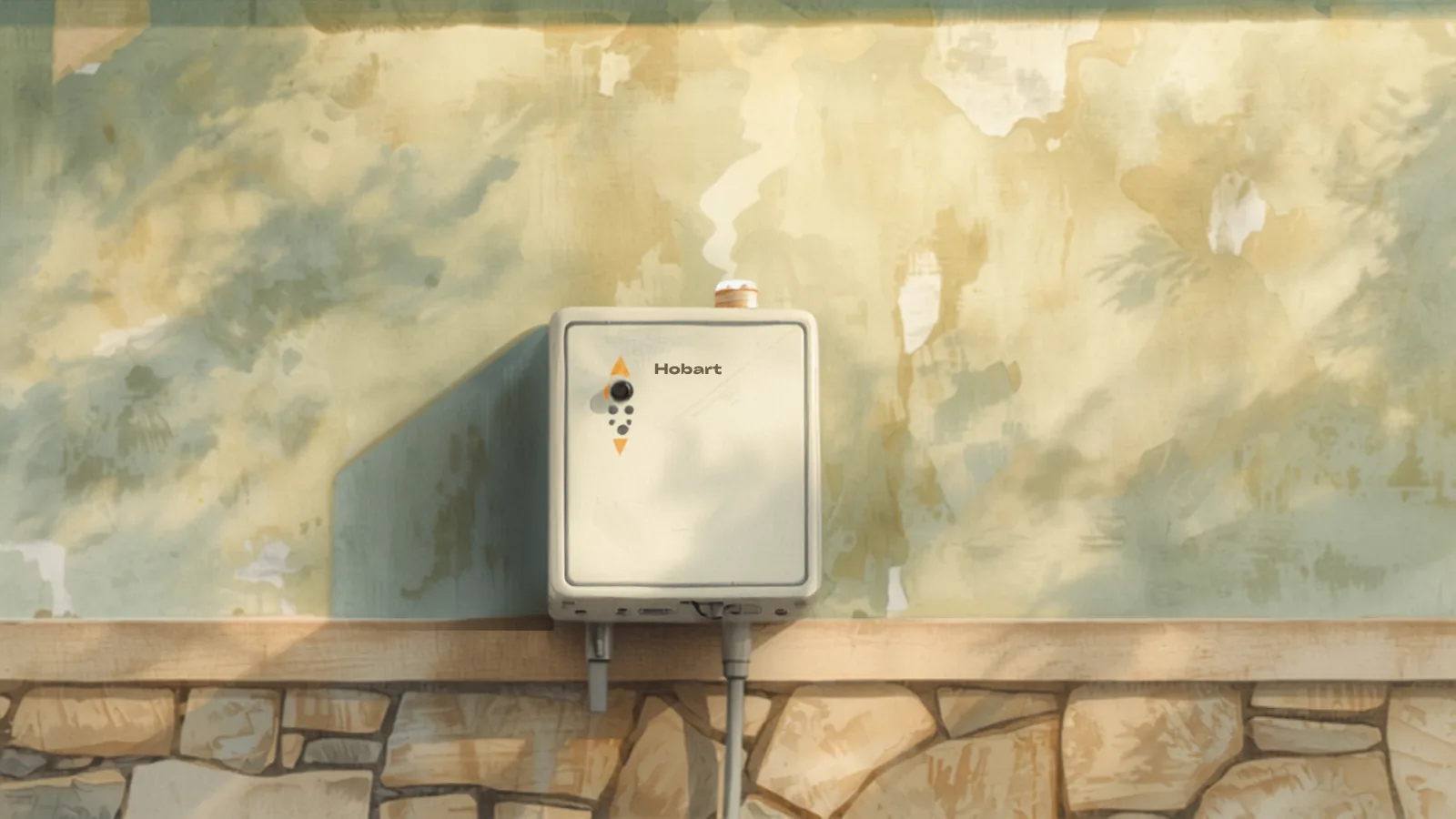 compact instantaneous gas unit mounted on an external wall - hot water system cost hobart