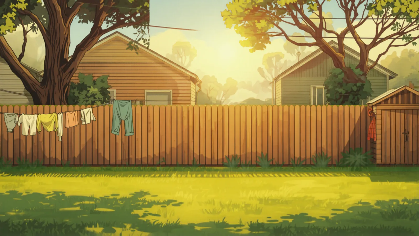fencing cost melbourne - treated pine paling fence between two suburban backyards treated pine paling fence between two suburban backyards - fencing cost melbourne