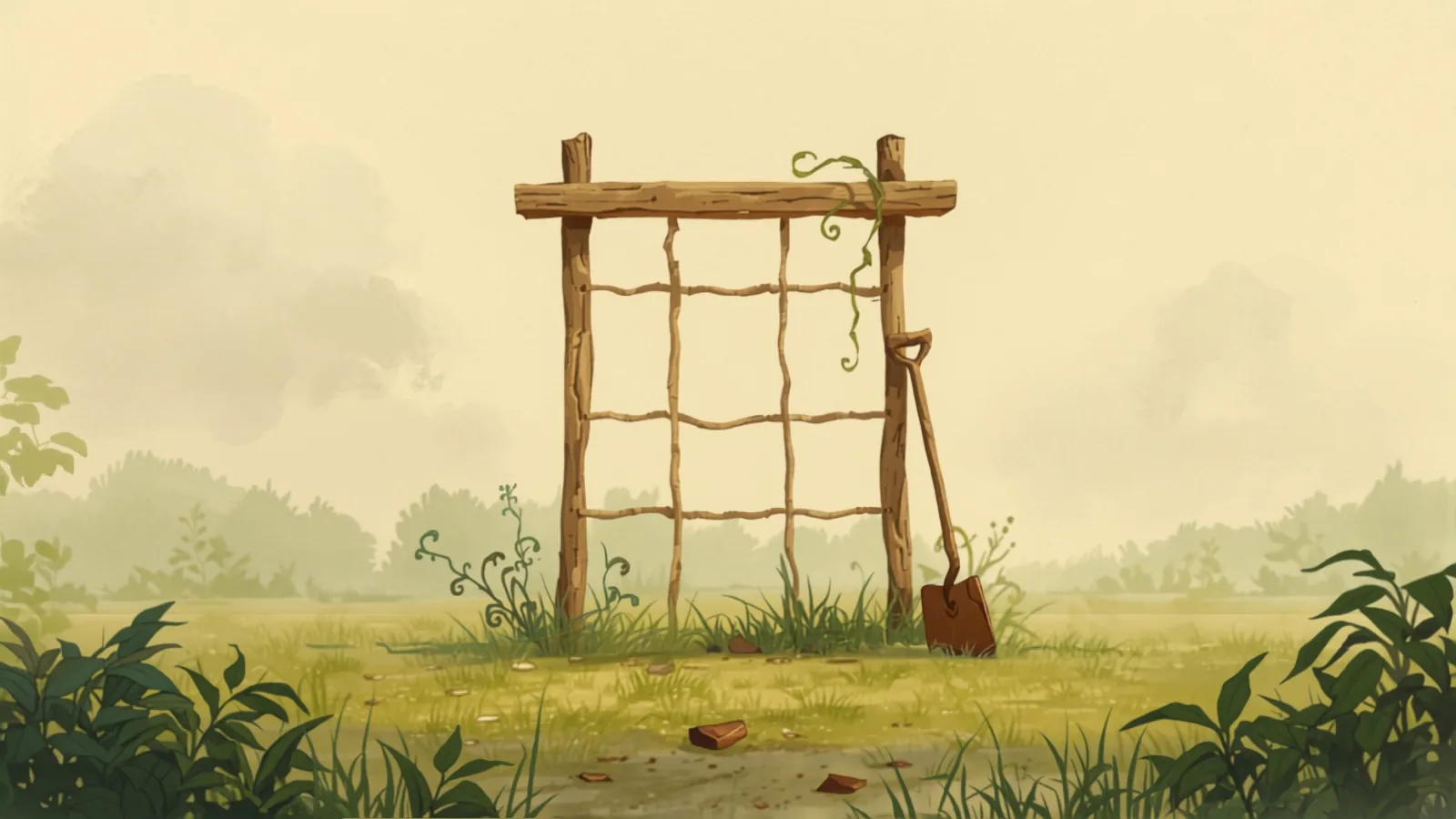 web development cost melbourne - A half-rebuilt timber garden trellis standing in a misty green garden at dawn, one half weathered grey and one half fresh glowing timber A half-rebuilt timber garden trellis standing in a misty green garden at dawn, one half weathered grey and one half fresh glowing timber - web development cost melbourne