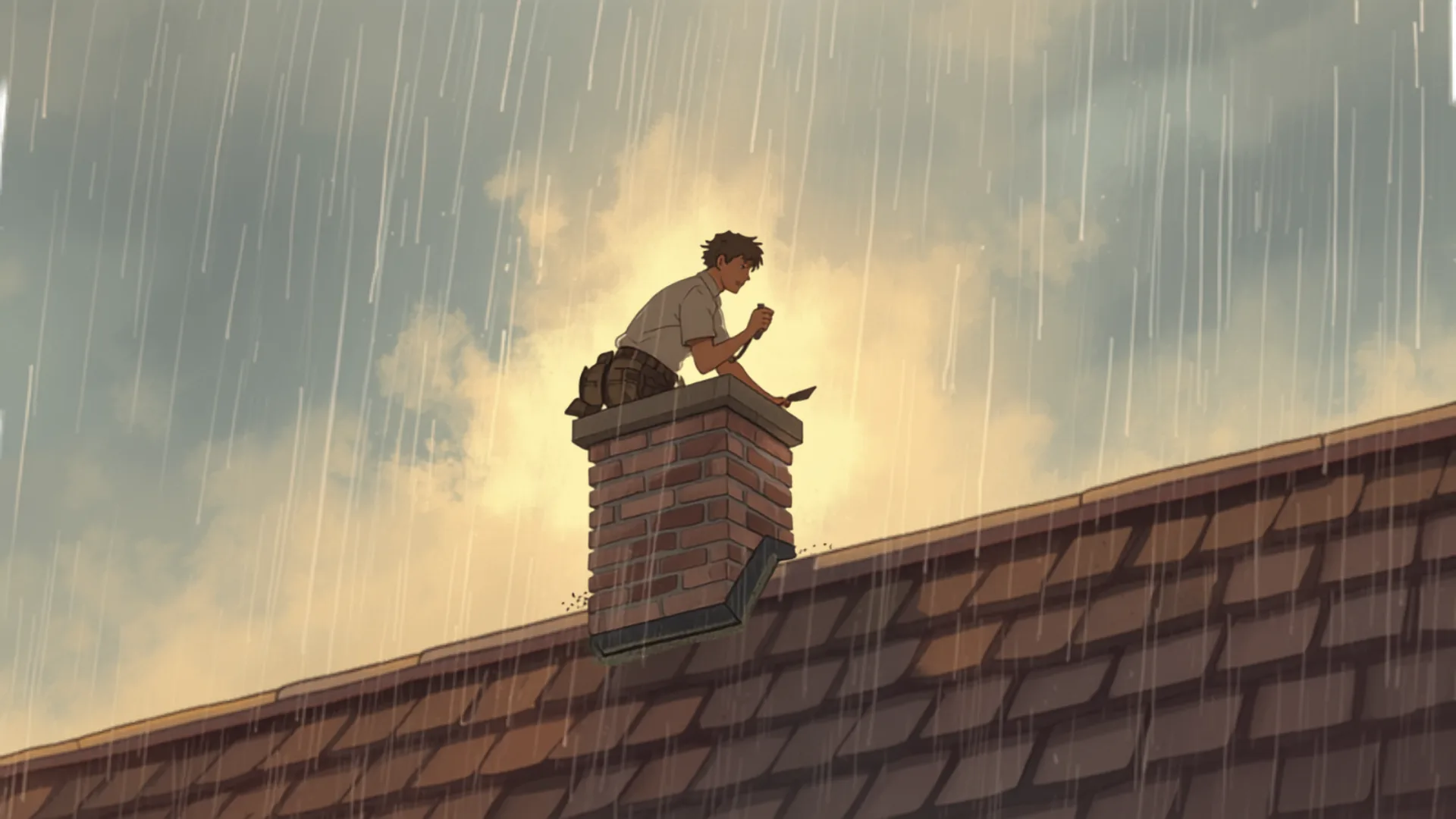 fixing a roof leak at the flashing - roofing cost