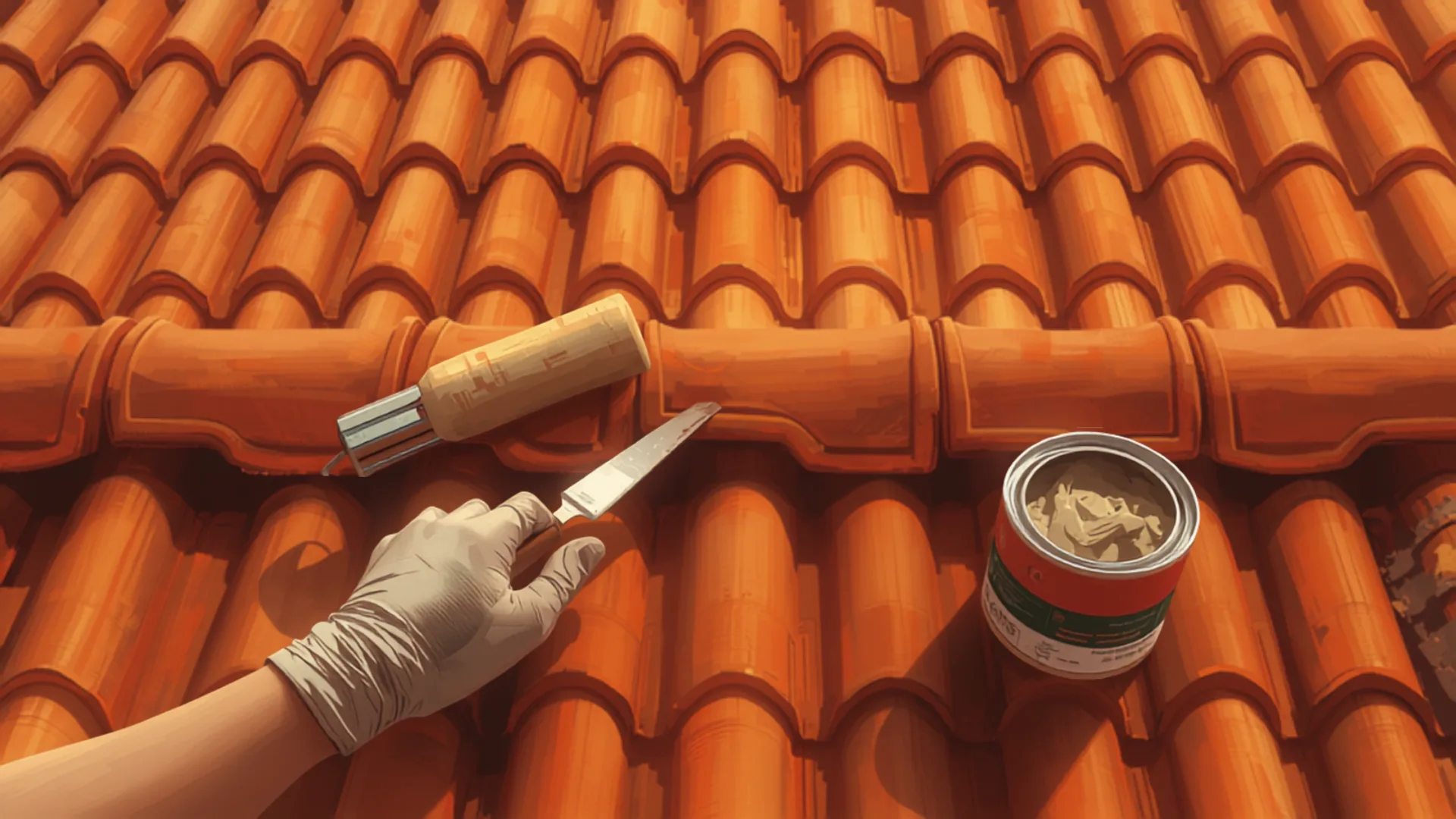 roof restoration cost perth - cleaning and repointing detail High-pressure cleaning and ridge repointing detail during a Perth roof restoration