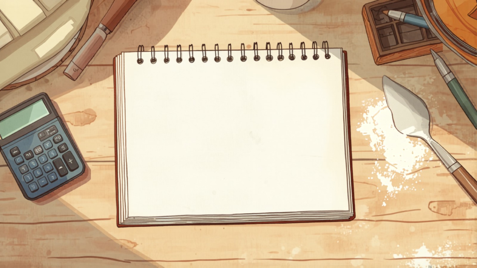 Rendering cost Sydney - pricing up a job with notepad and calculator