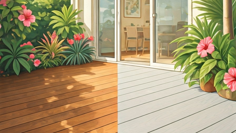 Sunshine Coast decking cost — hardwood vs composite split deck at Noosa home Sunshine Coast decking cost — hardwood vs composite split deck at Noosa home