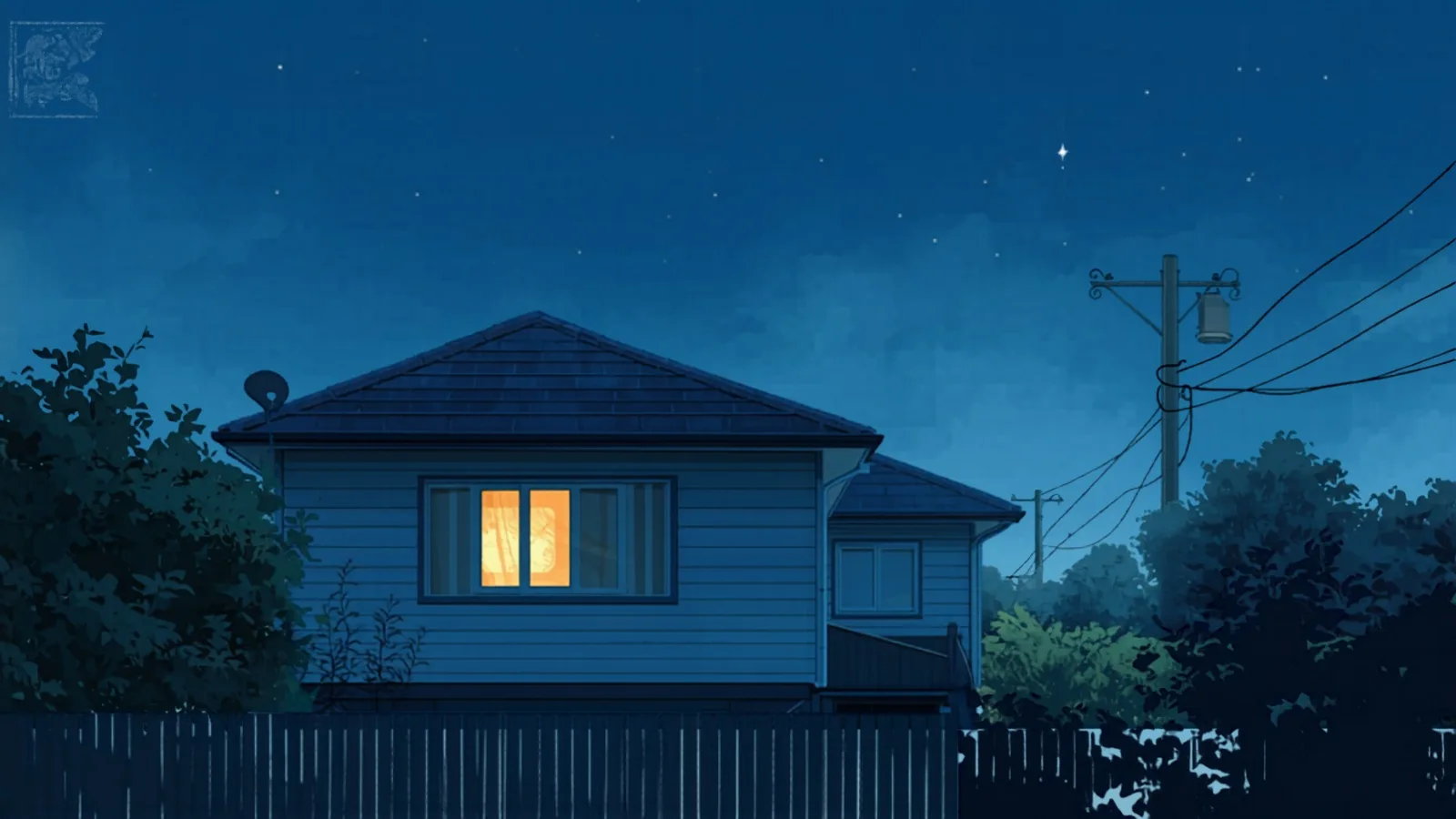 Sydney suburban home at dusk with one warmly lit window - electrician cost sydney
