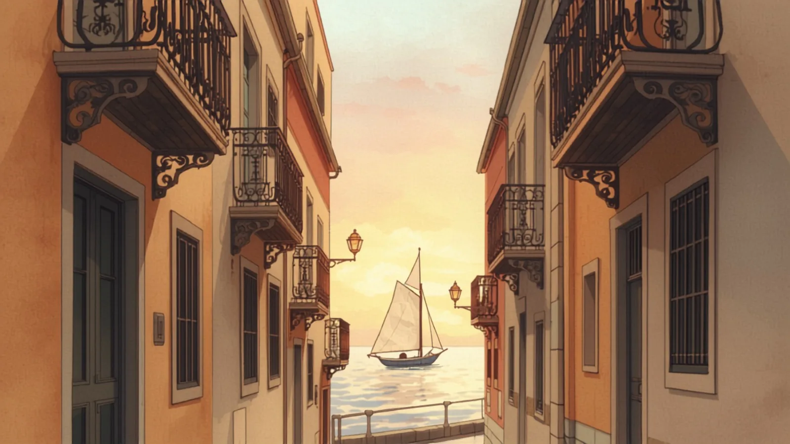 local seo cost sydney - A narrow terrace-house lane at dawn with iron-lace balconies catching first light and a sailboat on golden water at the lane’s end A narrow terrace-house lane at dawn with iron-lace balconies catching first light and a sailboat on golden water at the lane’s end - local seo cost sydney