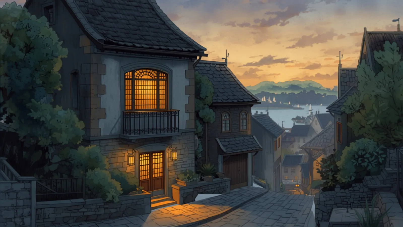 seo cost sydney - One warmly glowing terrace house in a darker terrace row at dusk, iron-lace balconies and a winding lantern-lit lane, harbour glint beyond One warmly glowing terrace house in a darker terrace row at dusk, iron-lace balconies and a winding lantern-lit lane, harbour glint beyond - seo cost sydney