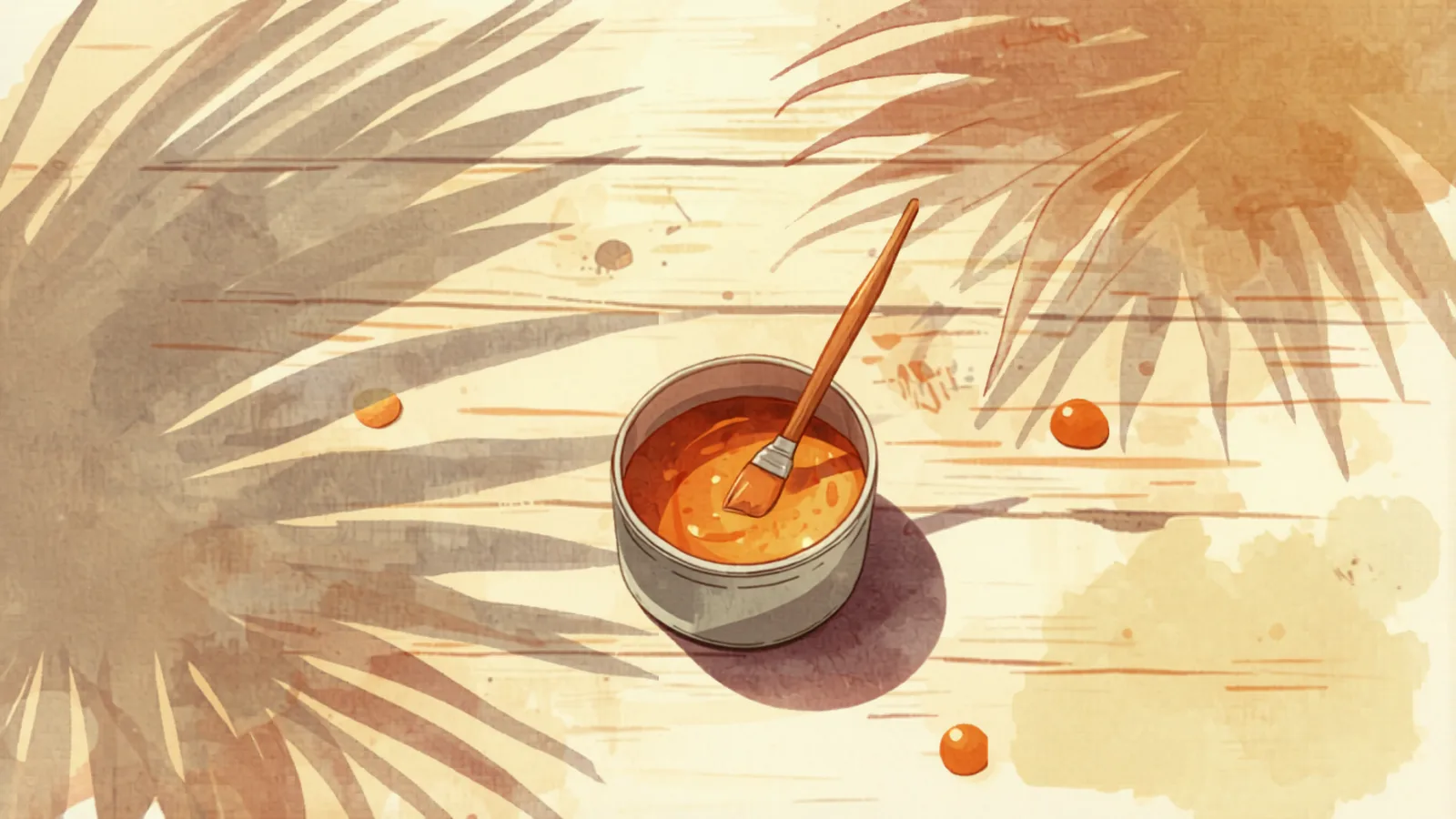 painter cost townsville - open paint tin and brush on verandah boards under palm shadows open paint tin and brush on verandah boards under palm shadows - painter cost townsville